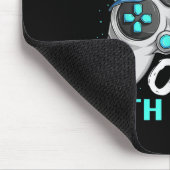 Game On Twelfth Grade Shirts, Funny Gamer Boy Back Muismat (Hoek)