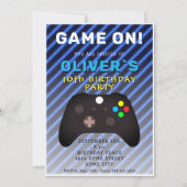 Game On Video Game Controller Gaming Birthday Kaart (Voorkant)