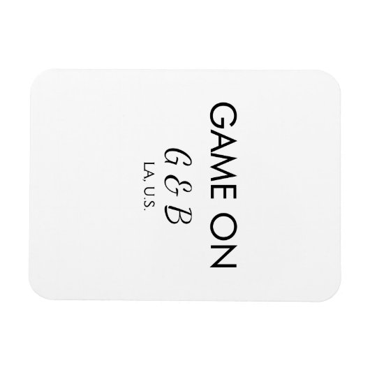 Game on voeg koppelnaam huwelijksfeest plaats stad magneet (Horizontaal)