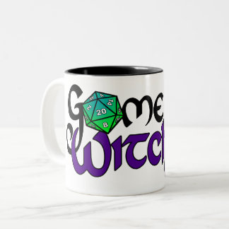Game On WITCHES - Zwarte tekst - mok 11oz