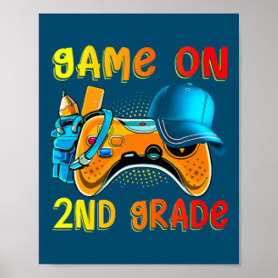 Game op 2e graad terug naar school 2e graad poster