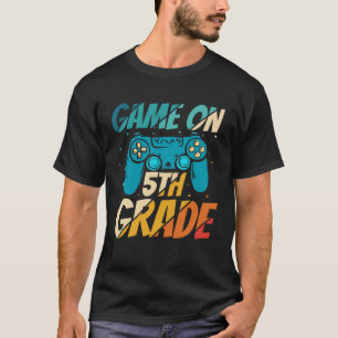 Game op 5e klas eerste dag gamer terug naar school t-shirt