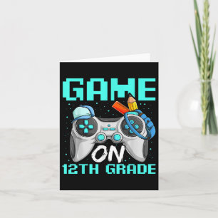 Game op twaalfde rang Shirten, grappige gamer jong Kaart