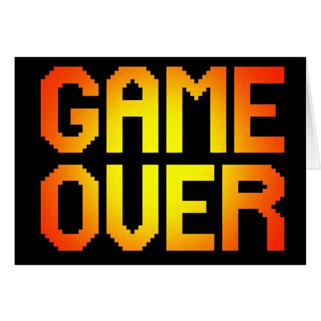 GAME OVER (Voorkant Horizontaal)