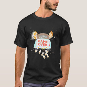 Game Over Bachelor Party Trouwfeest Bruidsjonker B T-shirt