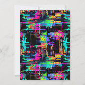 Game Over Bachelor Party Video Arcade Thema Kaart (Achterkant)