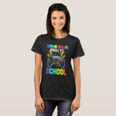 Game Over Back To School Video Game Leveled Up Boy T-shirt (Voorkant volledig)
