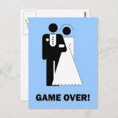 Game over briefkaart (Voorkant / Achterkant)