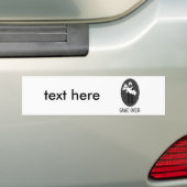 game over bumpersticker (Op auto)