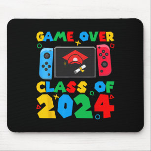 Game Over Cl Van Videospelende Studenten Grappige Muismat