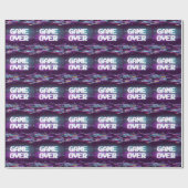 Game over concept, glitch effect. cadeaupapier (Vlak)