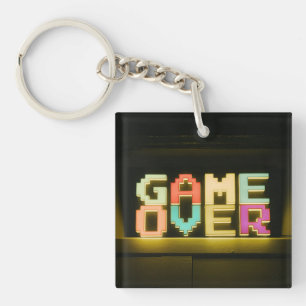 Game over Cute Simple Pixel Art Pixel Arts Easy De Sleutelhanger
