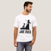 Game over de bruiloft t-shirt (Voorkant volledig)