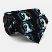 Game Over Deco Wedding Bride en Groom Stropdas (Opgerold)