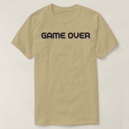 Game over design t-shirt (Design voorkant)
