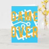 Game over digitaal circuit kaart (Gele Bloem)