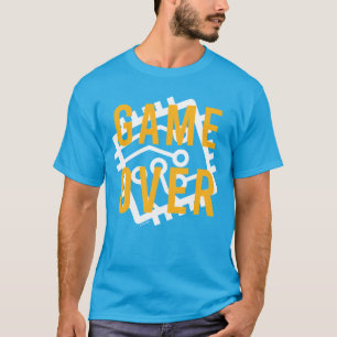 Game over digitaal circuit t-shirt