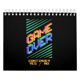 GAME OVER Doorgaan JA NEE Kalender