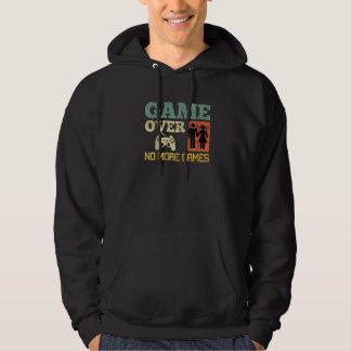 Game Over Geen Games Trouwen Bachelorfeest Premium Hoodie
