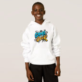 Game Over Graffiti Hoodie - Retro Gaming Stijl (Voorkant volledig)