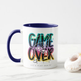 Game over graffiti joystick gamer mok
