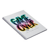 Game over graffiti joystick gamer notitieboek (Rechterzijde)