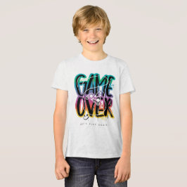 Game over graffiti joystick gamer Tri-Blend shirt