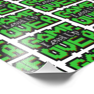 Game Over: Herleef Klassieke Games & Level Up Uw s Foto Afdruk