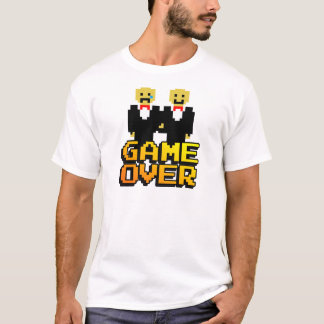 "Game Over" Huwelijk (Gay, 8-bit) T-shirt
