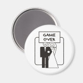 Game over huwelijk magneet (Voorkant / Achterkant)