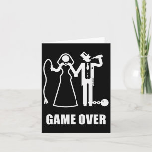 Game Over (JGA Bride and Groom New Whip Beer) Kaart
