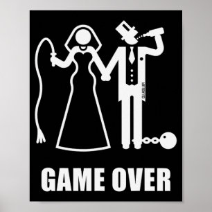 Game Over (JGA Bride and Groom New Whip Beer) Poster