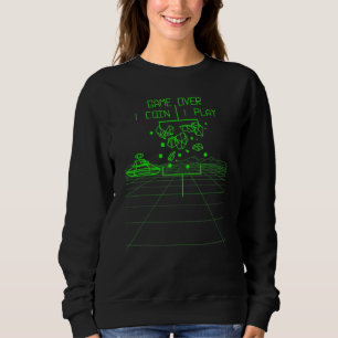 Game over Klassieke 80s Retro Video Arcade  8 Trui