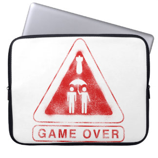 Game over laptop sleeve