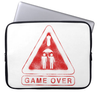 Game over laptop sleeve