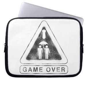 Game over laptop sleeve