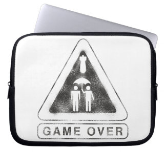 Game over laptop sleeve