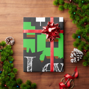 Game Over, Level Up: Gepixelde Retro Gamewereld Cadeaupapier