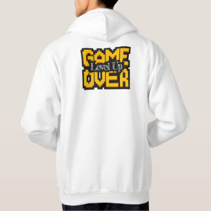 Game Over, Level Up: Gepixelde Retro Gamewereld Hoodie