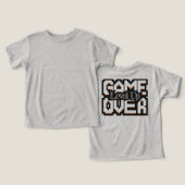 Game Over, Level Up : Monde de jeu rétro pixelisé (Design Recto & Verso)
