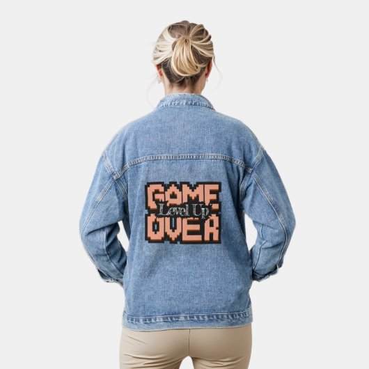 Game Over, Level Up : Monde de jeu rétro pixelisé (Modèle)