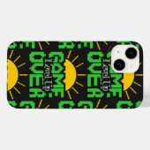 Game Over, Level Up: Retro Pixel Block Adventure Case-Mate iPhone Case (Achterkant (horizontaal))