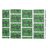 Game Over, Level Up: Retro Pixel Sandbox Avontuur Kussensloop (Achterkant-Links)