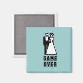 GAME OVER MAGNEET (Voorkant / Achterkant)
