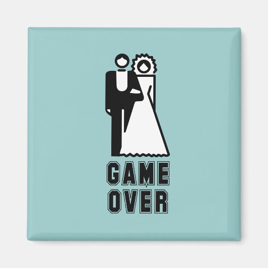 GAME OVER MAGNEET (Voorkant)