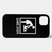 Game over mam Funny Pictograaf Case-Mate iPhone Case (Achterkant (horizontaal))