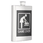 Game over mam Funny Signage Pictogram Heupfles (Rechts)