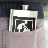 Game over mam Funny Signage Pictogram Heupfles (Voorbeeld)