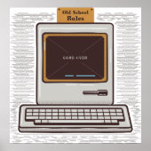 Game over oude pc poster (Voorkant)