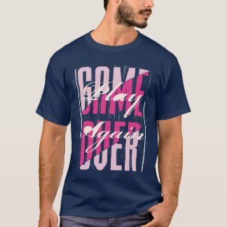 Game Over Play Again Design T-shirt